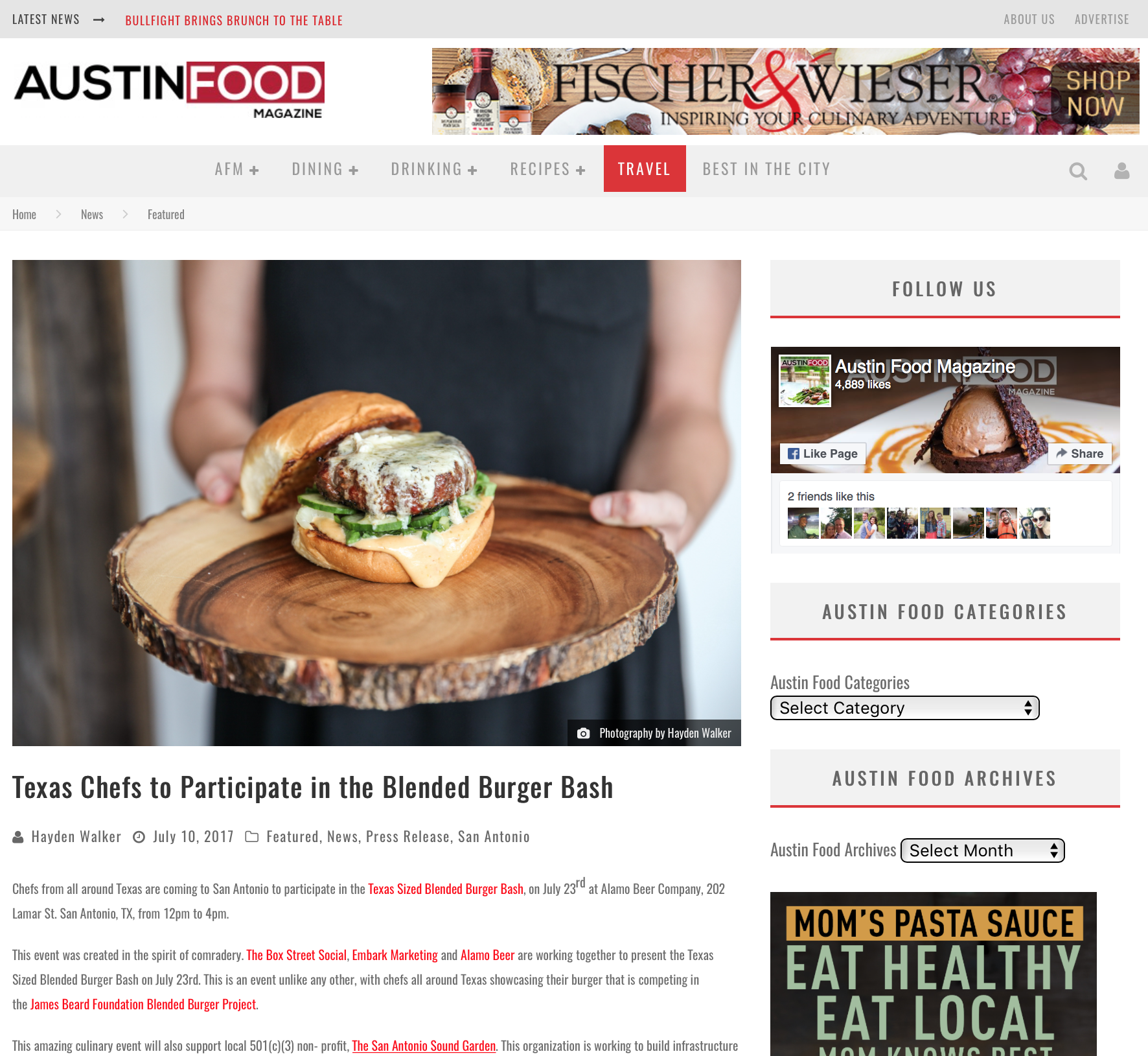 Texas Sized Blended Burger Bash 