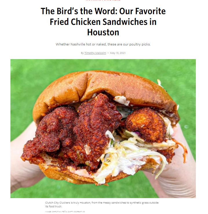 Top 25 Hot Chicken Spots in Houston - Houstonia Magazine