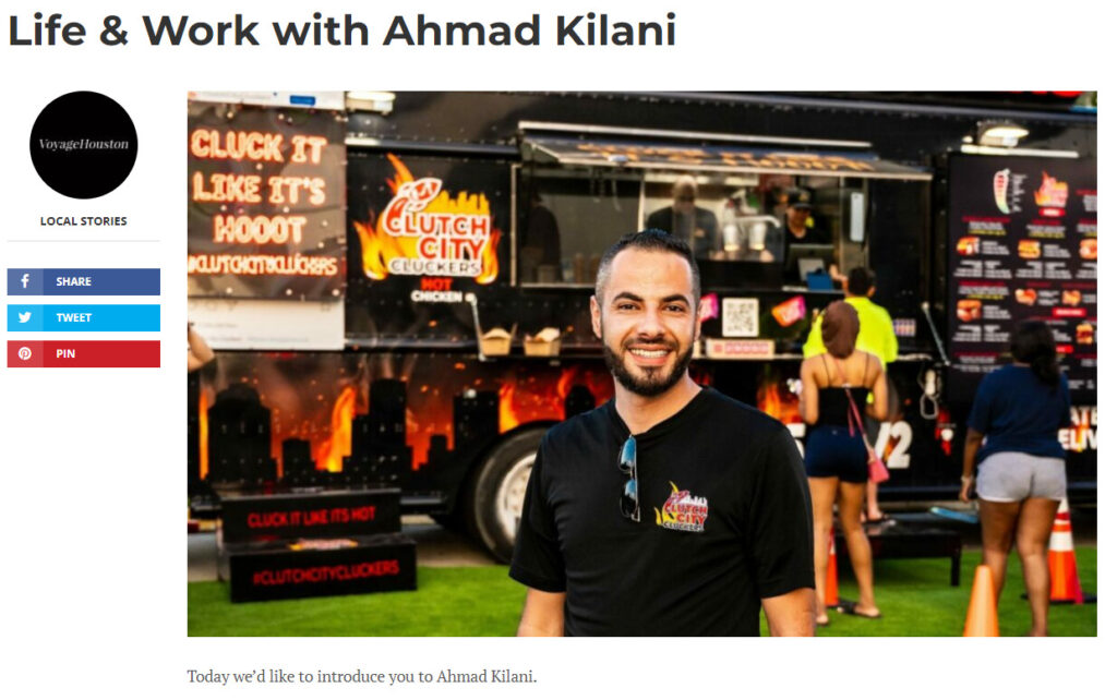Eater Houston - Owner Spotlight of Ahmad Kilani of Clutch City Cluckers