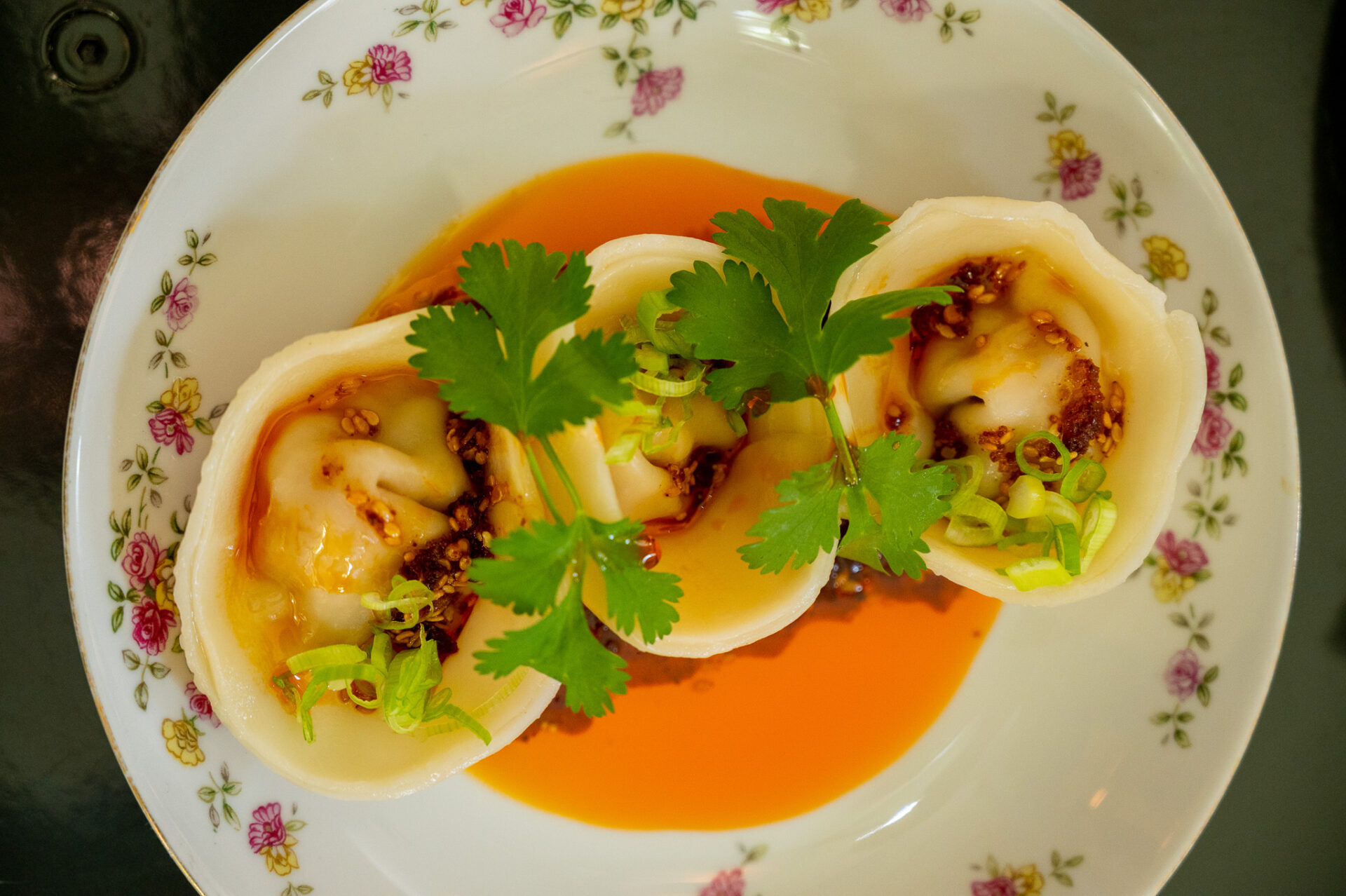 Hot Chicken Dumplings at Tokyo Cowboy