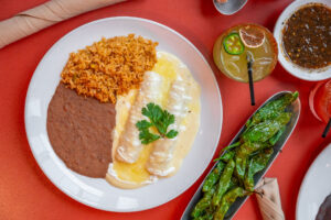 Enchiladas Suizas at Rosarios
