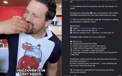 SA Seafood Influencer Marketing Campaign Case Study