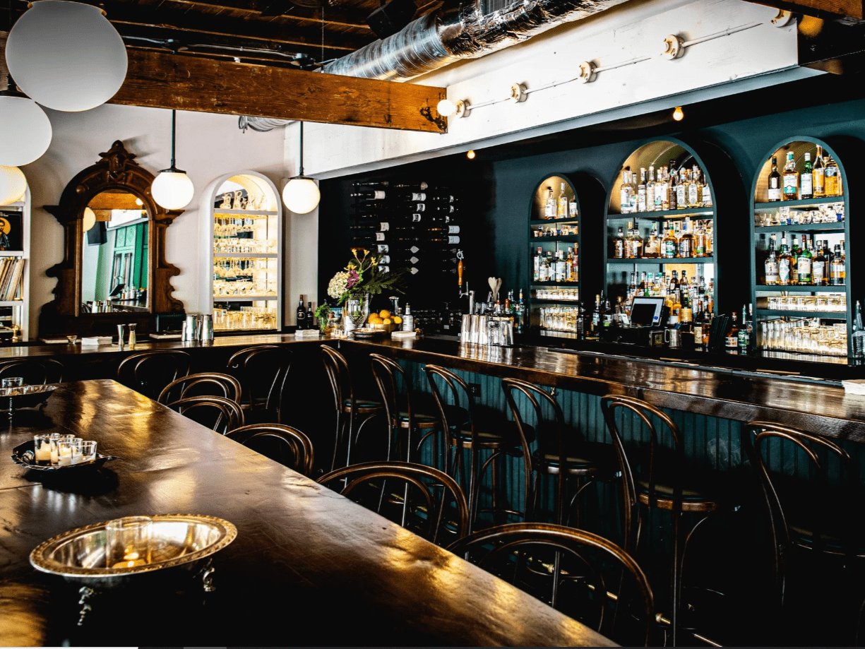 The interior of Bar Loretta