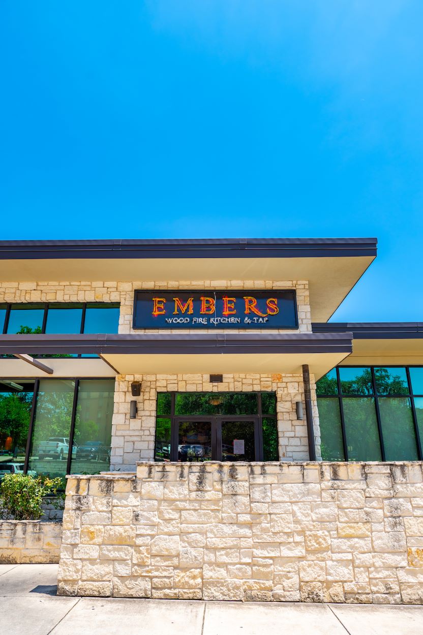 Exterior of Embers Kitchen and Tap