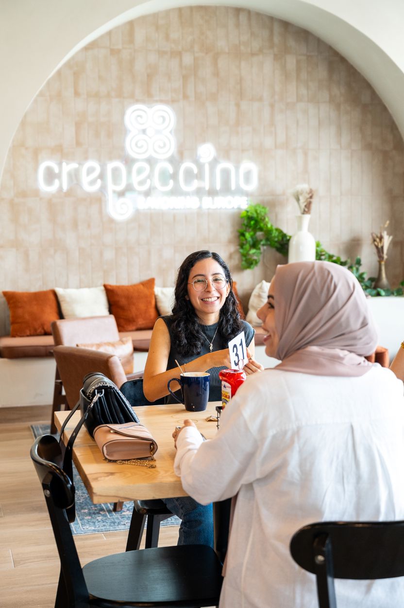 Guests at Crepeccino