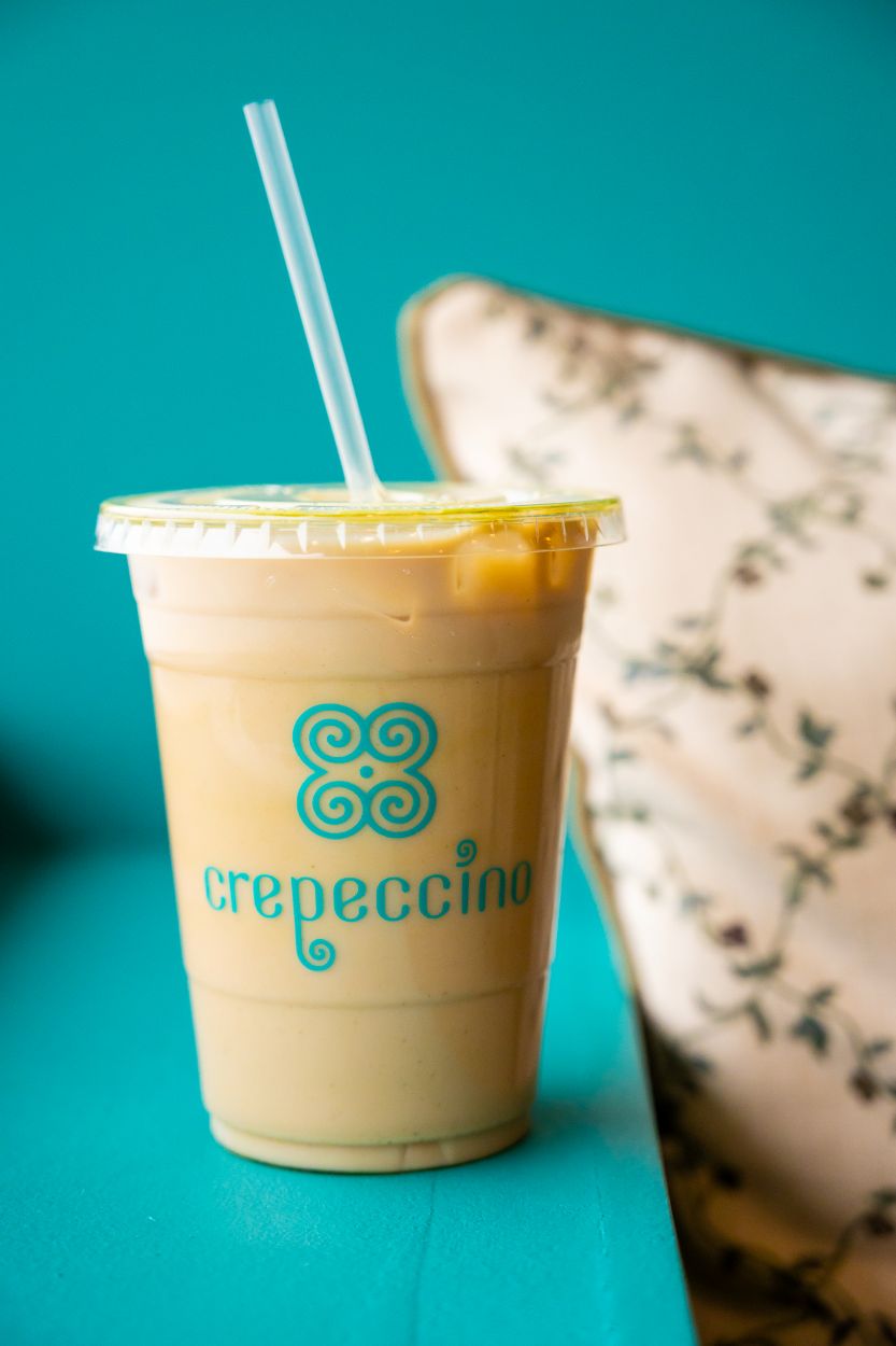 Iced Lattee at Crepeccino