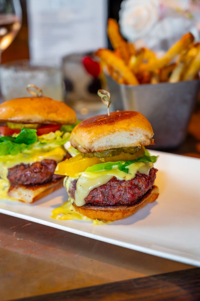 Sliders at Maverick Texas Brasserie