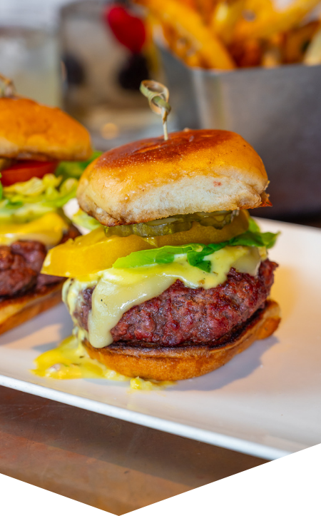 Sliders at Maverick Texas Brasserie