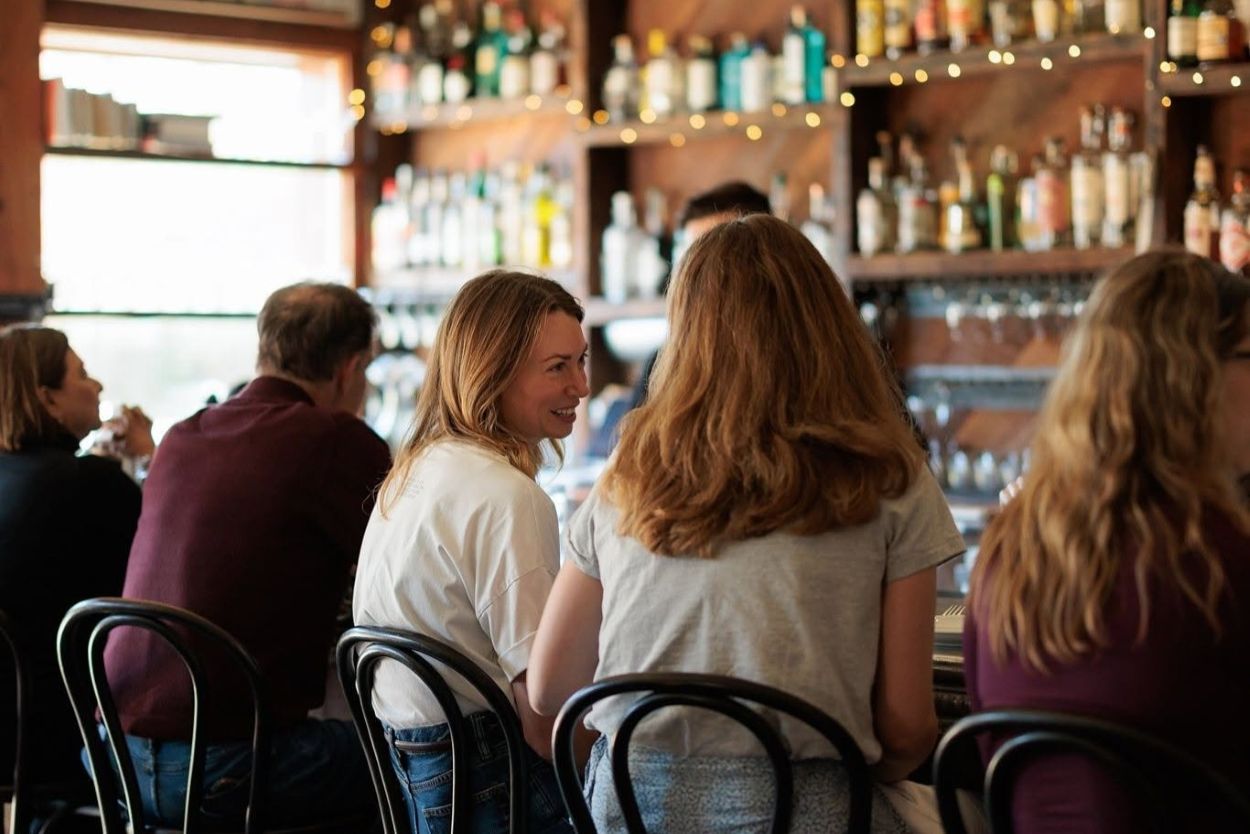 Bar at Coltivare Restaurant in Houston