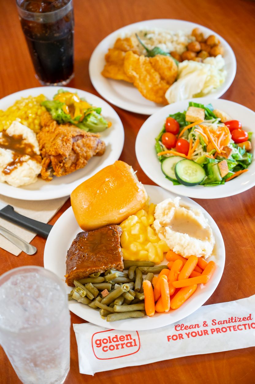 Spread of Food at Golden Corral